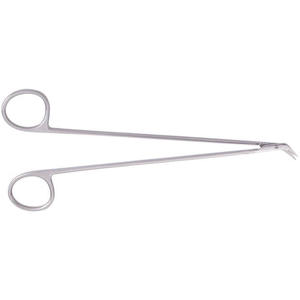 Tijeras Vasculares Smith de Alta Calidad, Anguladas, 19 cm, Acero Inoxidable, Instrumento Quirúrgico, Certificación ISO13485, Manual para Uso General - Product Image 5