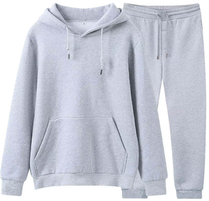 Conjunto Deportivo de Invierno Personalizado, Transpirable, con Capucha, de Algodón para Hombre, Conjunto de 2 Piezas, Pantalones y Sudadera con Capucha - Product Image 4