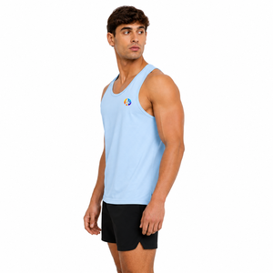 Practical design supports daily movement with <b>Man</b> Tank Top with natural movement for casual outings and <b>beach</b> trips daily wear - Product Image 2
