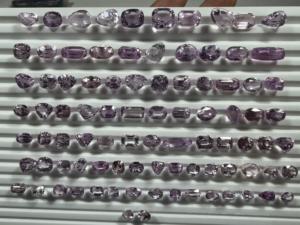 หินคริสตัล kunzite พลอยเจียระไนทรงหลวมสีชมพูหรูหราสำหรับทำเครื่องประดับ - Product Image 1