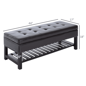 Contemporary Modern Storage Ottoman <b>Bench</b> Velvet and <b>Wood</b> with Leather for Home Kitchen Hotel Entry Bedroom Furniture - Product Image 2