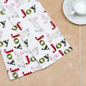 Serviette de cuisine carrée imprimée en coton 100% tissé, écologique, lavable en machine - Product Image 2