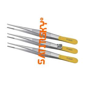 Pince à tissus pour le pouce 11.5 CM Instruments de microchirurgie Manuel en acier inoxydable certifié CE d'une source réputée - Product Image 4