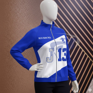 Delta |   Sigma |   Chaqueta Bomber Theta Sorority para Mujer, Chaqueta de Invierno con Letras Griegas DST Sorority - Product Image 3