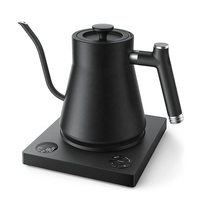 Bouilloire électrique en acier inoxydable avec contrôle intelligent de la température, bouilloire à col de cygne pour café, bouilloire à eau chaude à ébullition rapide