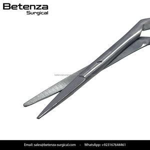 Tijeras Heymann TC Super Cut para Septo Nasal, Instrumento Quirúrgico para Rinoplastia, Reutilizables, Manivela Chapada en Oro - Product Image 3