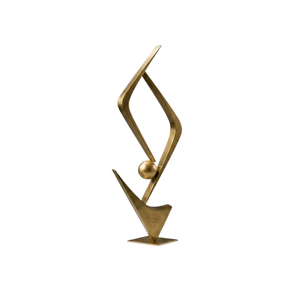 <b>Table</b> <b>Decorative</b> Metal Sculpture Metal Handicraft Customizable Color Antique Gold Finished Aluminium Object for Home <b>Decor</b> - Product Image 1