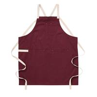 Tablier sans manches durable à rayures bleues, lavable en machine pour le nettoyage et l'usage quotidien