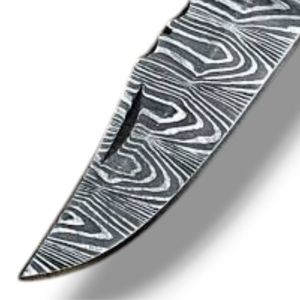 Cuchillos Plegables Damasco Hechos a Mano, Cuchillos EDC de Bolsillo con Funda de Cuero para Caza, Camping, Senderismo, Supervivencia al Aire Libre y Uso Diario - Product Image 6