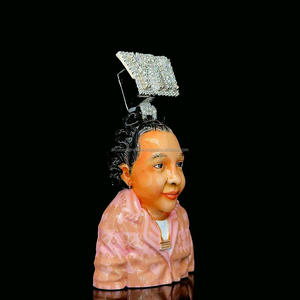 Custom 3D Moissanite Enamel Portrait <b>Picture</b> Pendant <b>Charms</b> Hip Hop Iced Out 925 Silver Vvs Diamond Face Pendant - Product Image 2