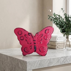 Pomo de Mueble de Hierro Fundido con Diseño Moderno de Mariposa Rosa para Baño, Armario, Cajón, Ecológico - Product Image 5