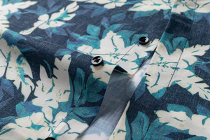 Chemises Aloha à séchage rapide, chemise hawaïenne d'été pour hommes, chemise à fleurs à manches courtes, chemise Aloha boutonnée à fleurs - Product Image 3