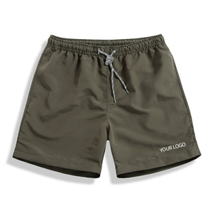 High Quality Summer Solid Color Beachwear Wholesale <b>Trunk</b> <b>Mens</b> Swim Shorts Casual Woven Swimming Shorts Custom Logo <b>Men</b> - Product Image 5