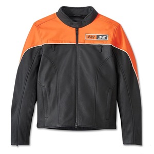 Chaqueta de Cuero Harley MENSDEPEYSTER para Hombre, Resistente al Viento, Ecológica, con Calefacción, Diseño Sólido - Product Image 1