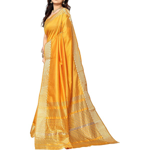 Sari para Mujer, Moda Étnica, Atuendo Drapeado, Estilo Tradicional Indio, Elegante Estampado, Tela Cómoda y Ligera - Product Image 3
