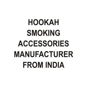 Chicha miniature en verre givré MAE Made India, écologique, faite à la main, moderne, droite, 1 tuyau, meilleure vente en gros - Product Image 1