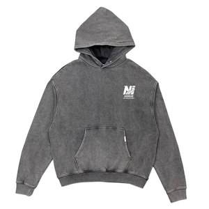 Daily Essential Men Acid Wash Hoodies Featuring Cotton Blended Fabric With Comfortable Design For Casual Lifestyle And Travel - Product Image 1