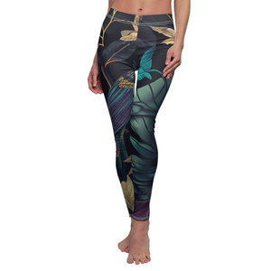 Leggings de yoga taille mi-haute élastique pleine longueur avec empiècements en maille, design à surpiqûres contrastées, respirants, séchage rapide, effet ventre plat, sans coutures - Product Image 1