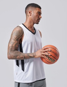 Men's Custom Basketball Jersey Sleeveless Breathable Mesh Sports Uniform Training Team Wear Shirt With <b>Shorts</b> For Club Sport Set - Product Image 4