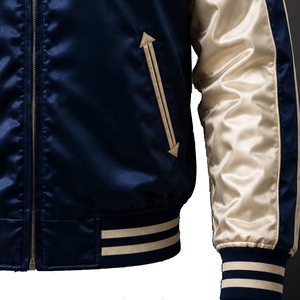 Men's Souvenir Luxury Custom Fashion Canvas Akatora <b>Cloud</b> Tiger Embroidery Gold Sleeve Japanese Streetwear Sukajan Jackets - Product Image 4
