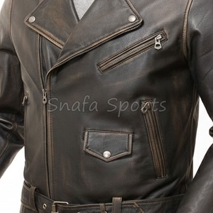 Adjustable Price Men's Leather Jackets Professional Manufacture Best Quality for Men's Leather Jackets - Product Image 3