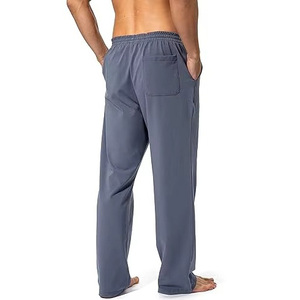 Custom Joggers Sweatpants <b>Men</b> <b>Drawstring</b> Solid Casual Sweat Pants Baggy Track Logo Print Oversized Pants <b>men's</b> <b>trousers</b> - Product Image 5