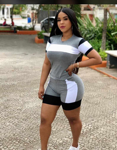 Conjunto Deportivo de Terciopelo para Mujer, Color Sólido, Cuello Redondo, Manga Tres Cuartos, Corte Holgado, Cintura Elástica, Ropa Casual de Otoño - Product Image 6