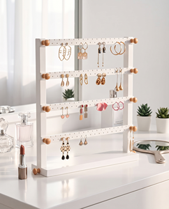 Exhibidores de Vidrio Personalizables para Pendientes, con Laminado Brillante, Múltiples Instalaciones para Organizar Grandes Espacios - Product Image 6