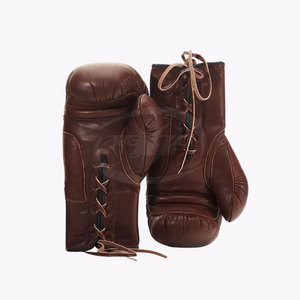 Gants de boxe en cuir de qualité supérieure avec sangle de poignet réglable antidérapante et protection UV pour l'entraînement en salle - Product Image 4