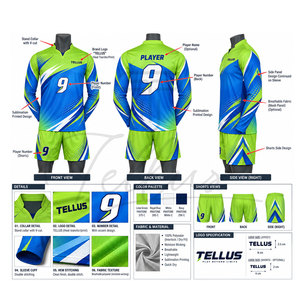 Uniformes de Baloncesto Personalizados de Alta Calidad, 100% Poliéster, Transpirables, de Secado Rápido, con Estampado Sublimado, Cuello en V, Manga Larga, para Hombre - Product Image 5