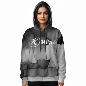 เสื้อฮู้ดดี้โอเวอร์ไซส์สไตล์สตรีทแฟชั่นทันสมัย ลายพิมพ์ซับลิเมชั่นทั่วตัว สำหรับใส่ลำลอง - Product Image 1