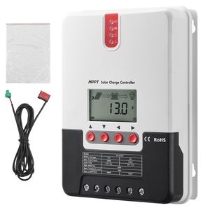 Controlador de Carga Solar MPPT de 20A con Pantalla LCD, Entrada de CC Automática, Sensor de Temperatura para Paneles Solares de 12V/24V, Voltaje Máximo de CC de 48V, 36V - Product Image 1