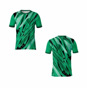 Stylish Sublimation Printed Front Short Sleeve T-<b>Shirt</b> Men Women 100% Polyester <b>Geometric</b> Pattern Lightweight Summer Sports - Product Image 4
