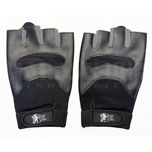 Gants de musculation professionnels gris et noirs avec rembourrage amélioré de la paume |   Poignée antidérapante de qualité supérieure pour un équipement de musculation ultime - Product Image 2