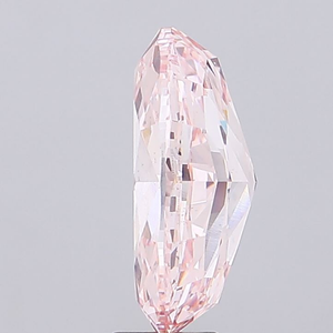 Diamant ovale fantaisie rose intense, cultivé en laboratoire, certifié IGI, clarté VS1, taille excellente, diamant CVD non monté pour la joaillerie. - Product Image 5
