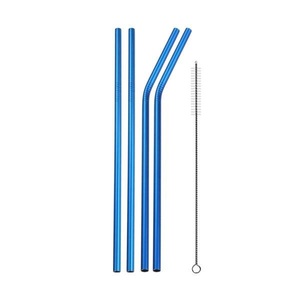 Premium Grade Copper Sip Tubes Reusable <b>Metal</b> Drinking <b>Straws</b> Suitable for Smoothies Fresh Juice Iced Tea and Beverage Serving - Product Image 1