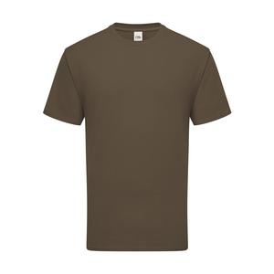 T-shirt unisexe à manches courtes raglan en polyester/coton, col rond, coupe classique, couleur unie, avec logo personnalisé sur le devant, vente en gros - Product Image 2