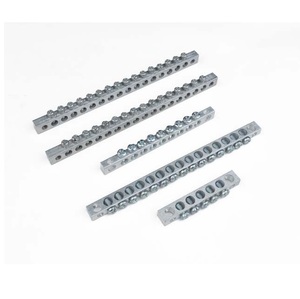 Customized Pole Size Aluminum Neutral Link & Power Wire Din Rail Distribution Ground Bus Bar Terminal Blocks - Product Image 2