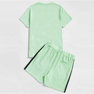 twinset jogging suit running wear two piece short <b>set</b> men design shorts <b>set</b> sports suit men twinset - Product Image 2