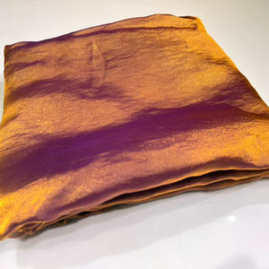 ผ้าซาตินทอเนื้อเมทัลลิก โพลีเอสเตอร์/ไนลอน เรียบลื่น น้ำหนักปานกลาง เหมาะสำหรับชุดแต่งงาน/ชุดสำหรับโอกาสพิเศษ - Product Image 1