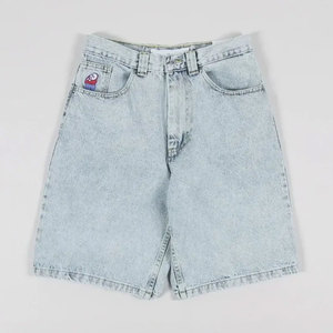 Nouveaux shorts en jean rétro brodés avec des motifs de dessins animés Harajuku Hip Hop, style Y2K, shorts de basket-ball pour femmes, streetwear décontracté - Product Image 5