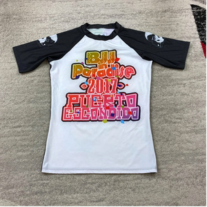 Vêtements de sport personnalisés en gros, hauts de compression à sublimation, pour la musculation et le fitness - Product Image 5