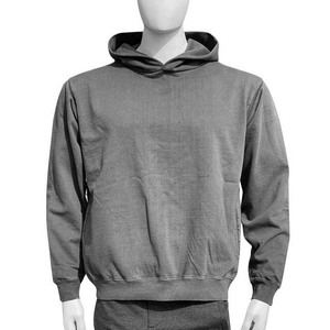 Sudaderas con Capucha de la Mejor Calidad para Hombre, 100% Algodón, Bordadas, Personalizables, Corte Holgado, Color Gris - Product Image 2