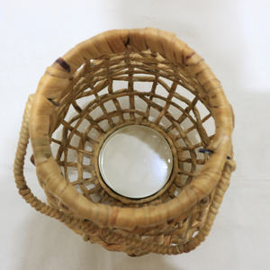 Artex Dong Thap Factory Vintage <b>Lanterns</b> Handmade Decorative Rattan Bamboo <b>Outdoor</b> Home <b>Candle</b> Holders SD1158A-1NA - Product Image 2