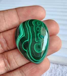 Malachite verte naturelle cabochon, qualité AAA+, pierres précieuses de toutes formes et tailles disponibles, prix de gros pour la fabrication de bijoux - Product Image 3