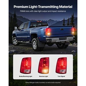 Gruppo Luci Posteriori Alogene per Dodge Ram 1500 2500 3500 2009-2018, Compatibile con Dodge Ram 1500 2019-2020 Versione Sinistra - Product Image 4