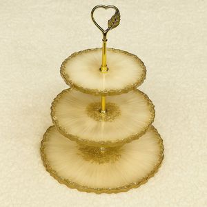 ขาตั้งเค้กเรซิ่นสวยงามสำหรับตกแต่งงานปาร์ตี้ อุปกรณ์ตกแต่งเค้ก - Product Image 1