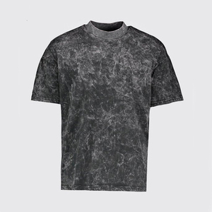 T-shirt pour homme en coton 100% de haute qualité, lavage à l'acide, été - Écologique et respirant - Product Image 5
