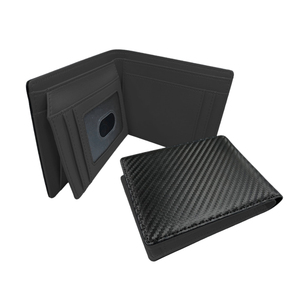 Top Quality Men's Blue PU Leather Fold <b>Wallet</b> With Multi-<b>Card</b> Slots And ID Window Minimalist Design Short <b>Card</b> <b>Holder</b> - Product Image 5