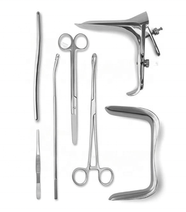 Juego de 9 Instrumentos Médicos Quirúrgicos Básicos de Obstetricia y Ginecología, Acero Inoxidable de la Mejor Calidad, Marca Dentavex - Product Image 1